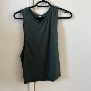 Lululemon sage green tank top size 4